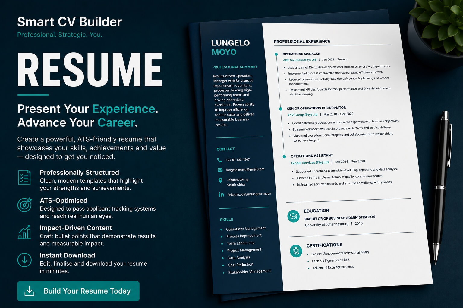 smart cv resume