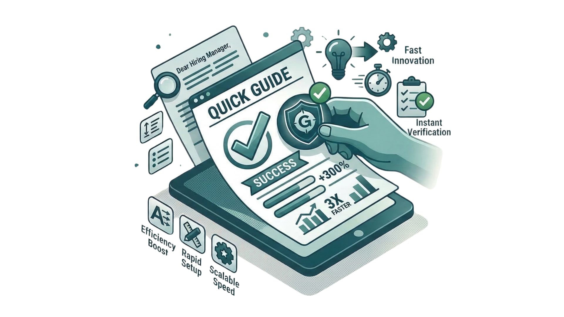 Guided step-by-step CV building process with SmartCV