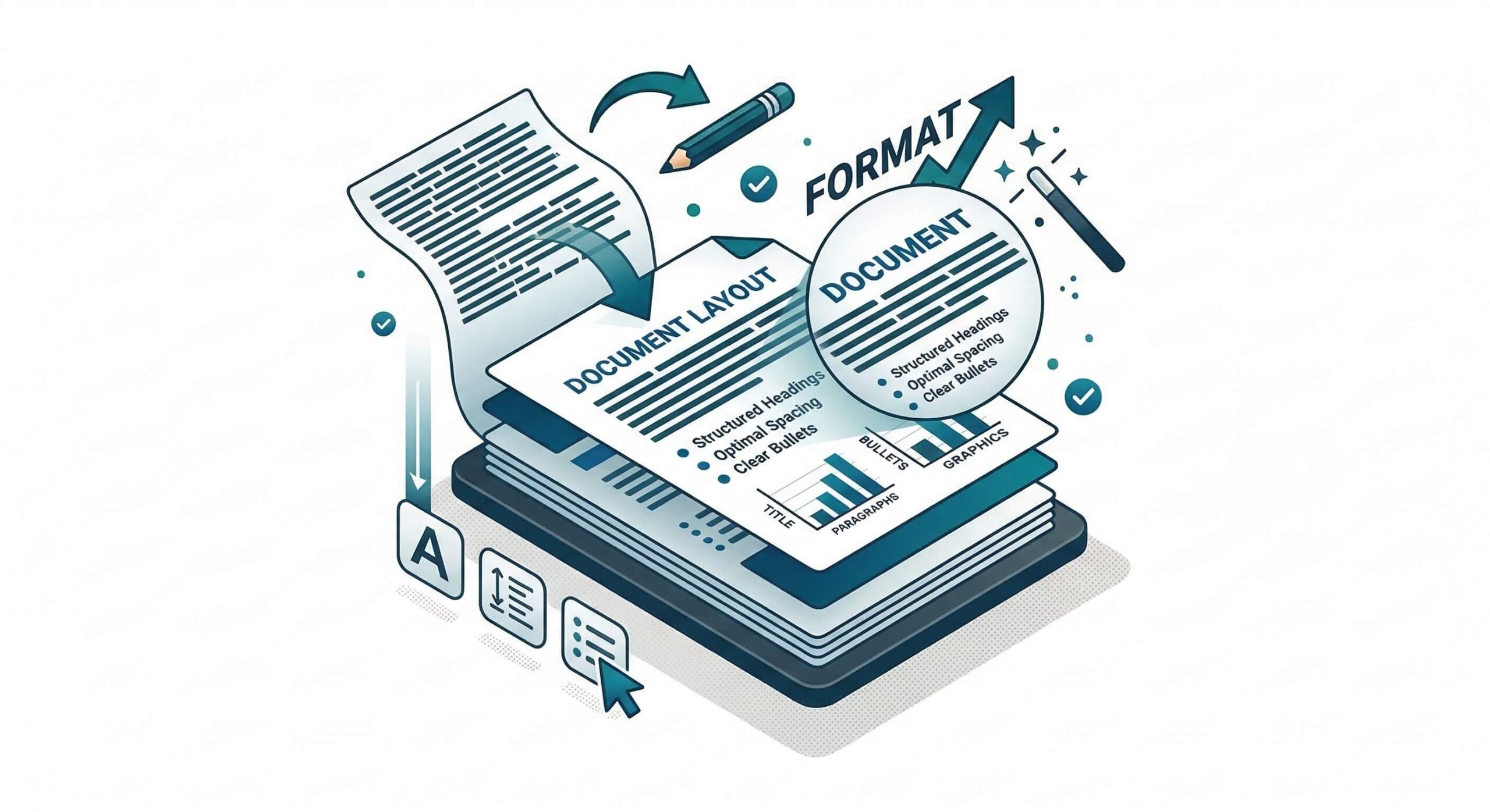 ATS-friendly CV formatting - proper structure for applicant tracking systems